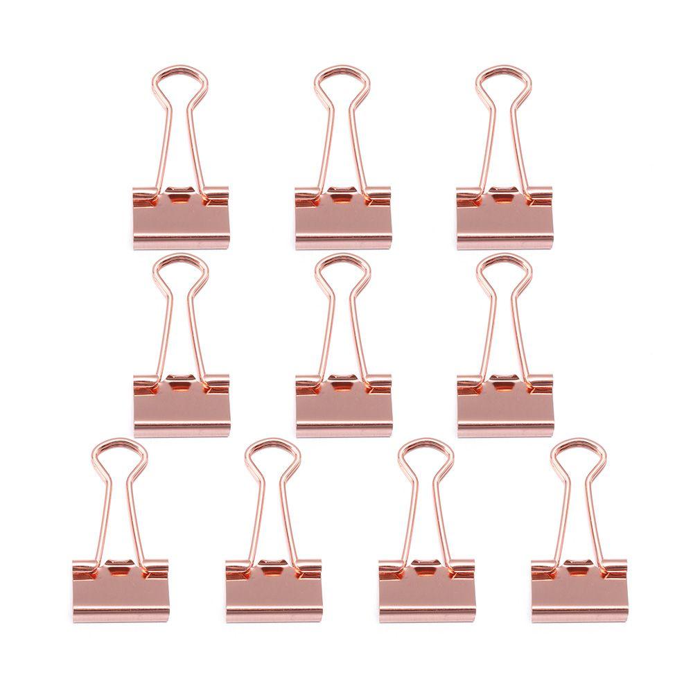 Office Wisdom Heavy-Duty Black Metal Binder Clips