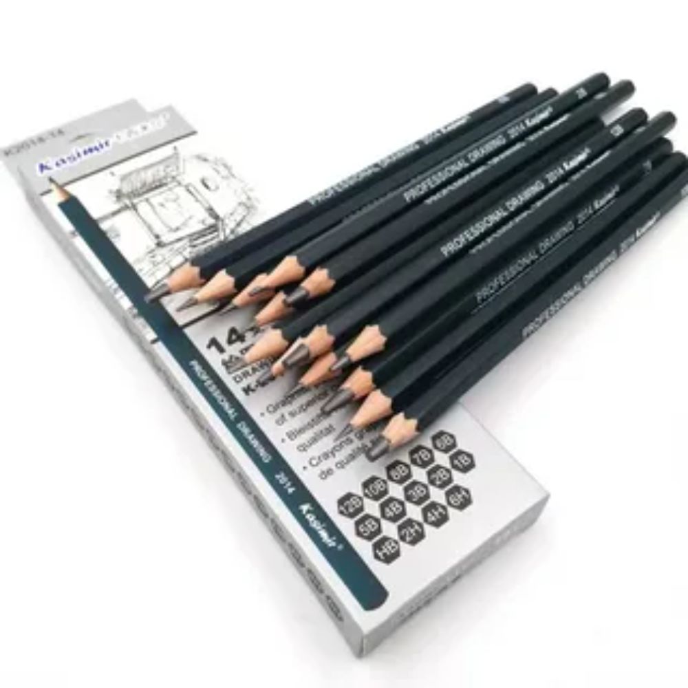 Graphite Drawing & Writing Pencils Set (14-Pack)