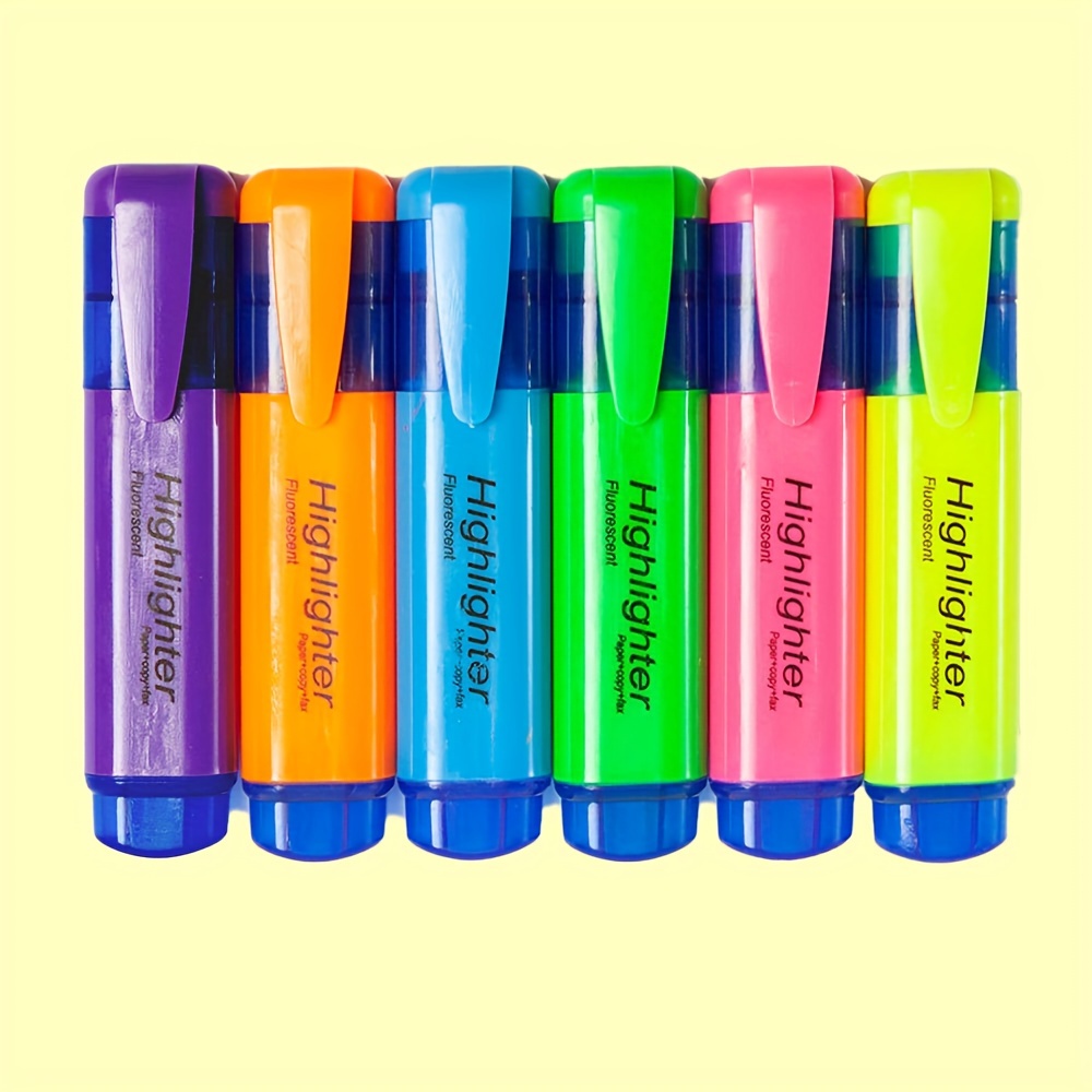 Dual-Tip Pastel Highlighters (Pack of 6)